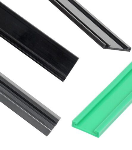 Multi-Color Plastic Extrusion Strips UHMWPE Custom Profile UPVC Material for Sliding Windows