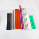 Multi-Color Plastic Extrusion Strips UHMWPE Custom Profile UPVC Material for Sliding Windows