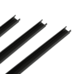 Multi Various L Shapes Channel Decorative ABS UPVC PP PE PVC UHMWPE Plastic Extrusion Profiles 6 Slot Plastic Cover Strip PP