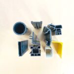 Multishape Plastic Extrusion Profiles PVC ABS HDPE Colorful Customized Tubes Channels for Construction Industrial Use