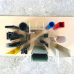 Multishape Plastic Extrusion Profiles PVC ABS HDPE Colorful Customized Tubes Channels for Construction Industrial Use