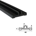 Nylon Plastic Rod HDPE Polymer Wear-Resistant Strip Customized Production by Chinese Manufacturers Return Linear PE Wear Strip