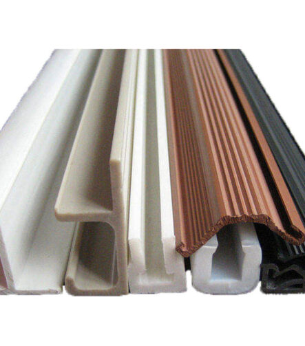OEM/ODM Industrial Design PVC Sliding Door Rail Profile Smooth Operation UV Resistant Plastic Profiles PVC Shapes for Corrosion