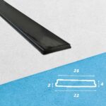 PE UHMW 1000 Dispensing Wearstrip Track Guide Trough Ts Type UHMWPE Polyethylene Guide Strips