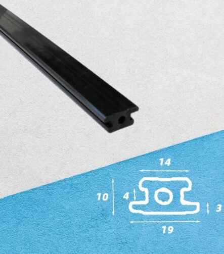 PE UHMW 1000 Dispensing Wearstrip Track Guide Trough Ts Type UHMWPE Polyethylene Guide Strips