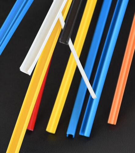 PP Insert Trim for Aluminum Profile, Snap-in Decorative Strips for Framing and Edging