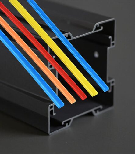 PP Insert Trim for Aluminum Profile, Snap-in Decorative Strips for Framing and Edging