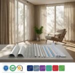 PVC Ceiling Curtain Fitting Track for Single Double Rail and Roller Shutter Guide