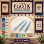 PVC Ceiling Curtain Fitting Track for Single Double Rail and Roller Shutter Guide
