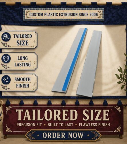 PVC Ceiling Curtain System Track for Single Double Rail and Roller Shutter Guide