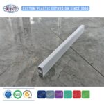 PVC Curtain Slider Track for Ceiling Single Double Rail and Roller Guide Extrusion