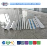 PVC Curtain Slider Track for Ceiling Single Double Rail and Roller Guide Extrusion