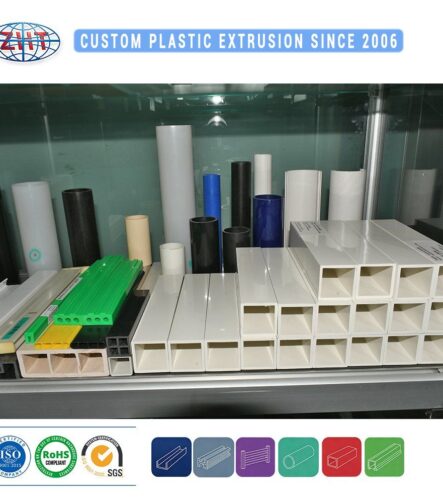 PVC Extrusion Pipe UHMWPE Plastic Square Pipe Polyethylene Pipe Plastic Tubes