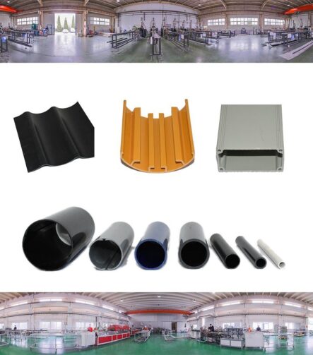 PVC Gutter and PP Corrugated Profile with Extrusion ABS for Construction Fencing OEM Extrusions Plastic Profiles