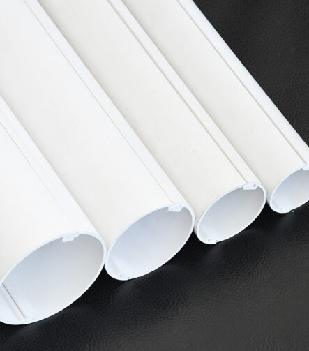 PVC Pipe Plastic Pipe Customized Plastic Extrusion Moulding Price China Round Tube Various Size Half Tube