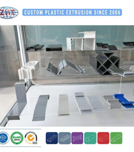 PVC Plastic Profile U Shape Co Extrusion Profile HDPE PC ABS Fridge Refrigerator Door Invisible Flange Joint Handle Cover Edges