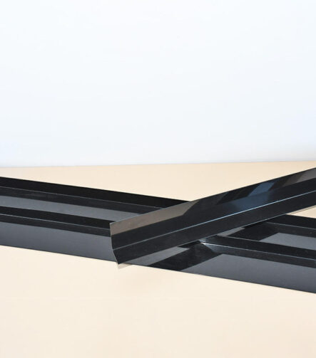 PVC Pull Plastic Profile Extrusion Plastic Decorative Strip Hard Plastic Strip Stretch Ceiling Profile Black PVC Angle Profile