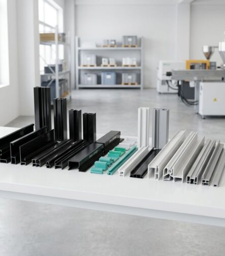 PVC Rail Guide for Drawer Slide and Cabinet Sliding System Smooth Operation