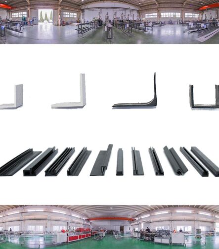 PVC U Window Edge Trim and Shower Strip Seal with L Shape Corner Protector Plastic Profile OEM Extrusion Services