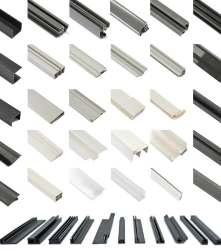 Plastic Frame Profile PVC ABS Extrusion Construction Material Display Furniture Manufacturer