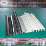 Plastic Guide Channel for Sliding, White Rigid PVC Track with 3 Channels, Low Friction