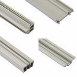Plastic Guide Channel for Sliding, White Rigid PVC Track with 3 Channels, Low Friction