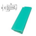 Plastic Guide Profile UHMW PE Upe Wear Polym Strip UHMW PE Green for Chain Guide Rail Conveyor Roller Guide