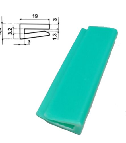 Plastic Guide Profile UHMW PE Upe Wear Polym Strip UHMW PE Green for Chain Guide Rail Conveyor Roller Guide