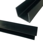 Plastic LED Strips Profile Plastic Extruded UPVC Profiles U Shaped PE Plastic Profile