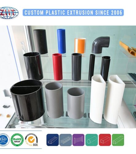 Plastic PVC Extrusion Profile Frame for Freezer Extrution Profile UPVC Plastic ABS Pipe
