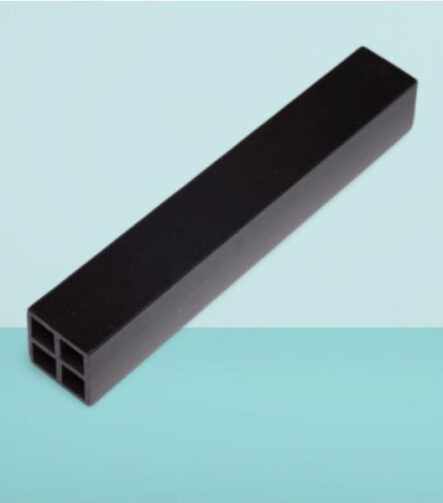 Plastic Pipe Rectangular Tube PVC ABS PE-UHMW Profile Plastic Square Pipe