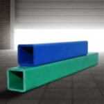 Plastic Pipe Rectangular Tube PVC ABS PE-UHMW Profile Plastic Square Pipe