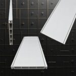 Plastic Skirting Board PP PVC for Interior Decoration and Wall Protection Custom Length