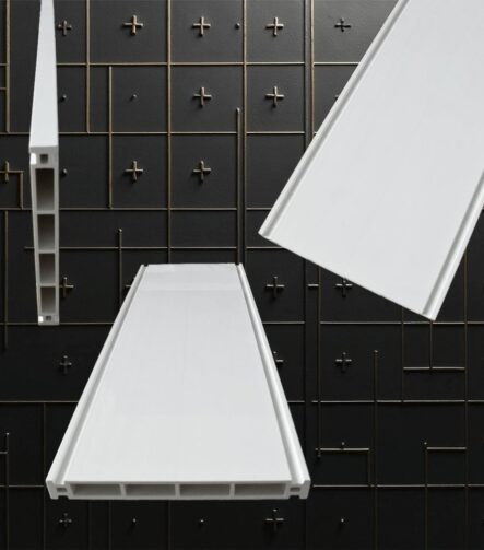 Plastic Skirting Board PP PVC for Interior Decoration and Wall Protection Custom Length