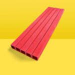 Plastic Tubing Plastic Pipe HDPE Water Supply Pipe PVC Pipe Sleeve Square HDPE Pipe