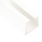 Plastic U Profile PVC Stretch Ceiling Profile for Building Material Wear-Resistant Extruded PVC Profile