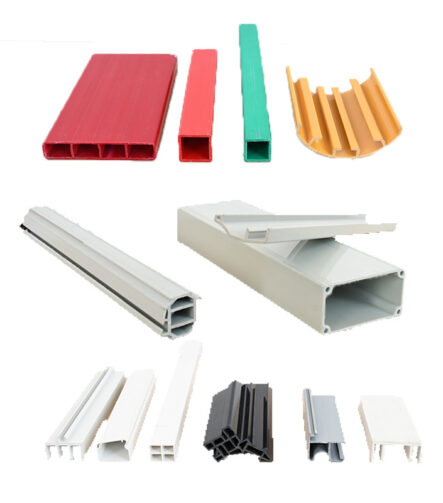 Plastic UPVC PVC Profile Plastics Products Fence Panels Vinyl PVC
