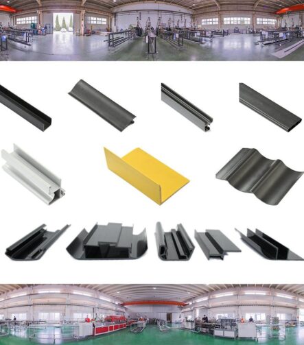 Plastic Wear Channel Black PVC Price Bar Plastic Strip ABS Mirror Frame Plastic Extrusion Manufacturing