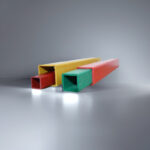 Popular Selection PVC Co-Extrusion Square Tube Square Black Plastic Pipe