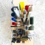 Precision Plastic Extruded Channels Rails for Medical Equipment with Antimicrobial PETG Materials