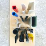 Precision Plastic Extruded Channels Rails for Medical Equipment with Antimicrobial PETG Materials