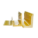 Profil Materi UPVC Extrusion PVC Frame Corner Wall Corner Angle PVC