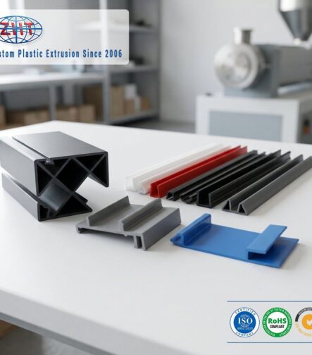 Profile Specialist Custom Profile Pigmented Profile Fin Flexible PE Plastic Event Stage for Privacy Screen