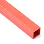 Rectangular PVC Pipe Flexible PVC/PP/UHMWPE Material PVC Square Pipe Outdoor