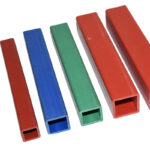 Rectangular PVC Pipe Flexible PVC/PP/UHMWPE Material PVC Square Pipe Outdoor