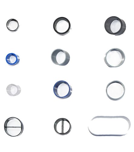 Rigid Plastic Round Tubes PVC/ABS/HDPE 20-250mm Diameter Custom Sizes & Matte/Glossy Finish