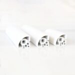 Seamless Durable Plastic Company External Wall Bathroom Doors PE Rigid Extrusion Profile