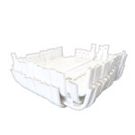 Shape with Plastic PVC Corner Supplier Plastic PVC Divider Profile Plastic Extrusion Strips