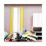 Slide Profil Corner PVC PVC Profile Extruder Railing Plastic Extrusions