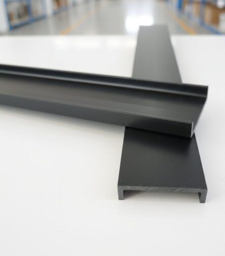 Sliding Door U Channel Cover Plastic Molding PVC Profile